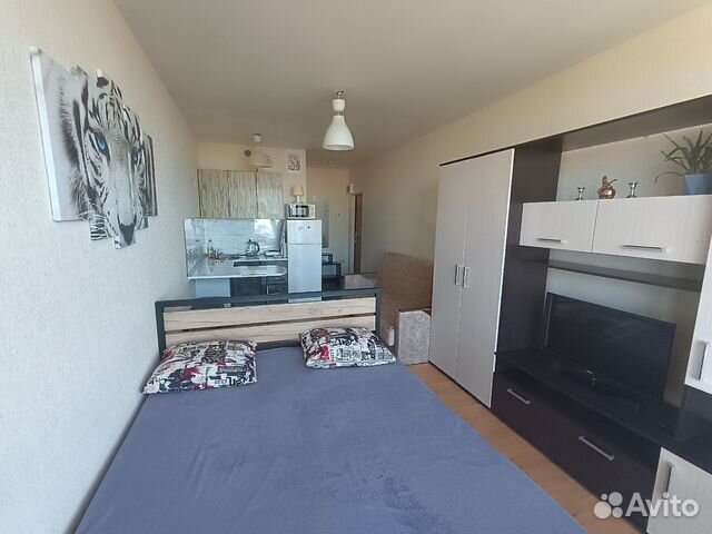 

Квартира-студия, 28 м², 2 кровати