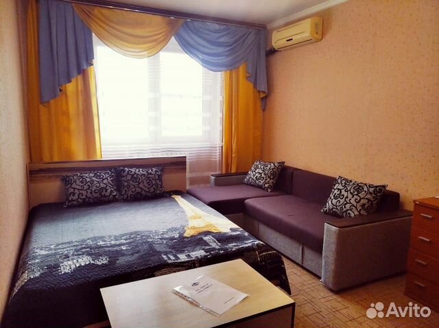 

1-к. квартира, 44 м², 2 кровати