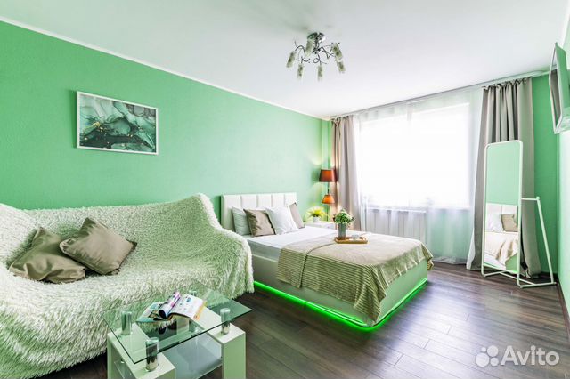 

1-к. квартира, 50 м², 3 кровати