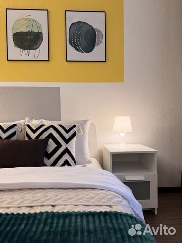 

Квартира-студия, 28 м², 2 кровати