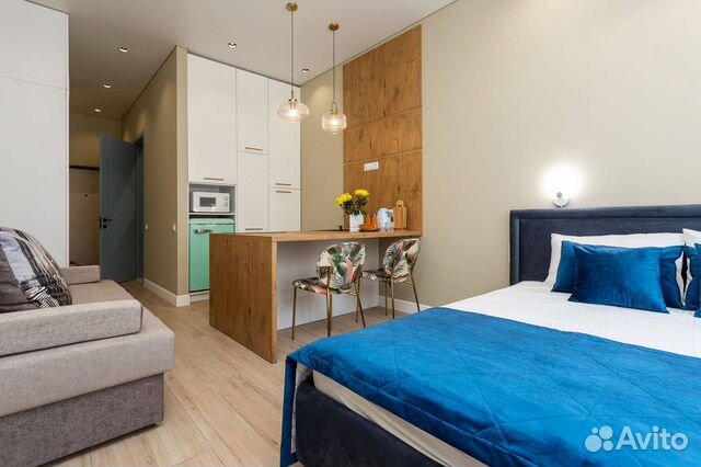 

Квартира-студия, 31 м², 2 кровати