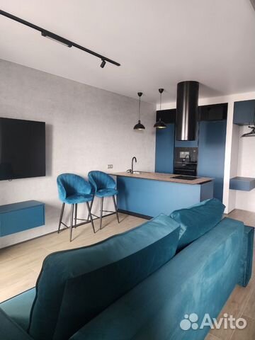

1-к. квартира, 43 м², 2 кровати