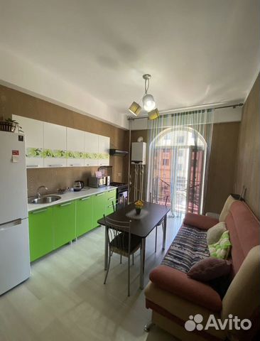 

1-к. квартира, 38 м², 2 кровати