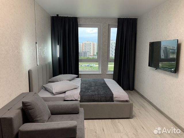 

Квартира-студия, 25 м², 2 кровати