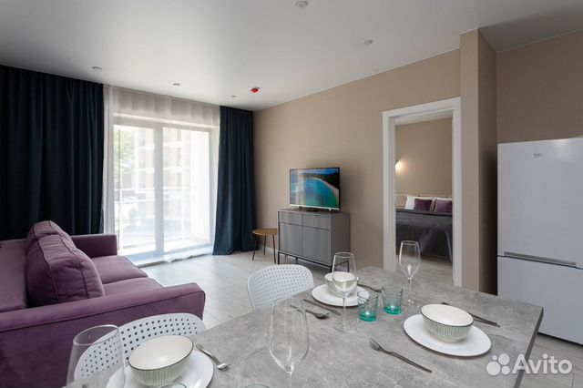 

1-к. квартира, 49 м², 2 кровати