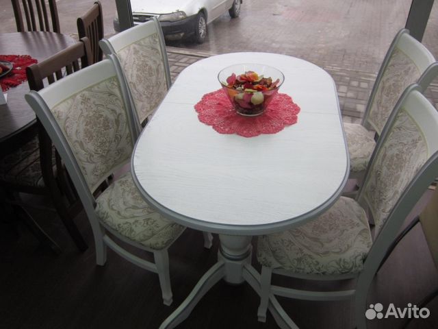 Набор Стол и стулья-массив бука. Новый в наличии