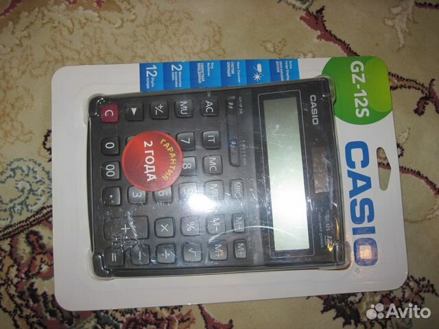 Калькулятор casio GZ-12S