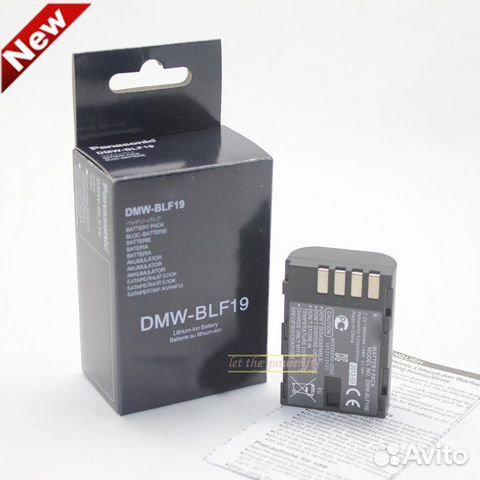Аккумулятор Panasonic DMW-BLF19 для GH3 GH4 GH5