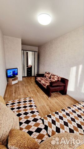 

1-к. квартира, 42 м², 3 кровати