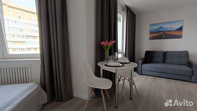 

Квартира-студия, 27 м², 1 кровать
