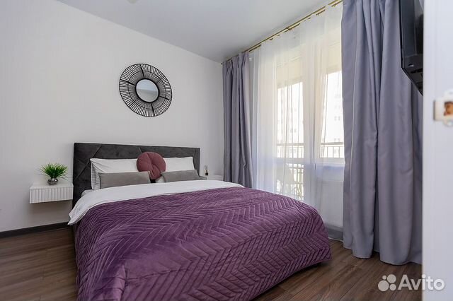 

1-к. квартира, 37 м², 2 кровати