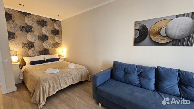 

1-к. квартира, 42 м², 2 кровати