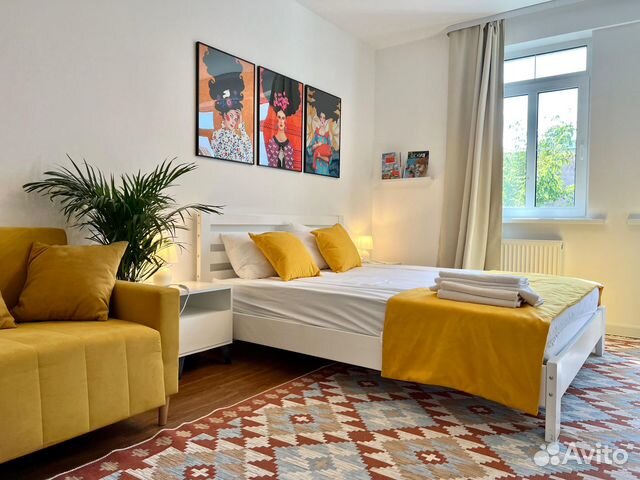 

Квартира-студия, 34 м², 2 кровати