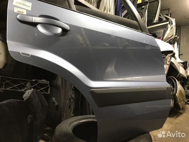 Дверь правая задняя Форд Фьюжен голубая Дверь правая задняя Форд Фьюжен голубая