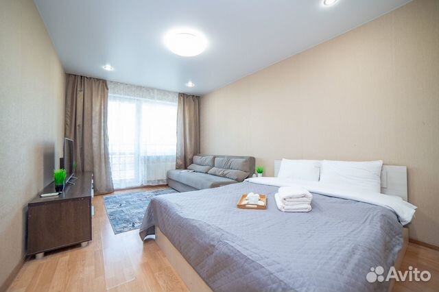 

1-к. квартира, 40 м², 3 кровати