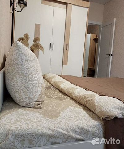 

1-к. квартира, 44 м², 2 кровати