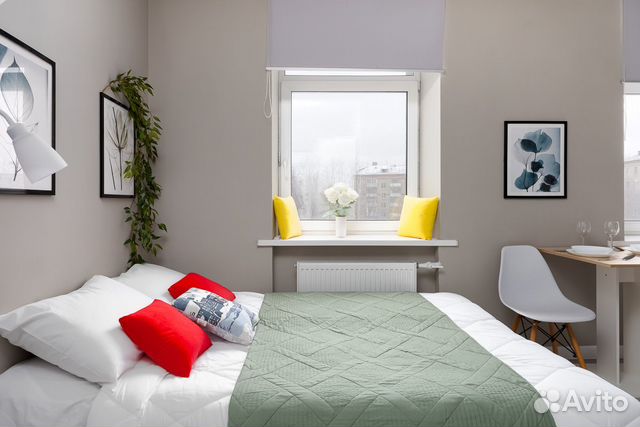 

Квартира-студия, 19 м², 2 кровати