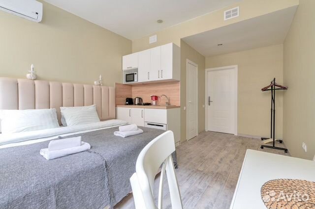 

Квартира-студия, 28 м², 2 кровати