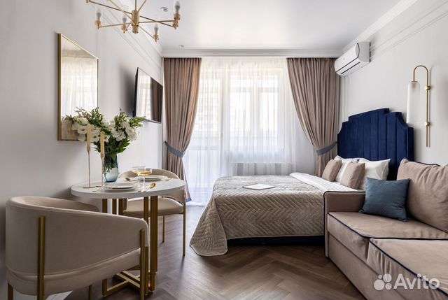 

Квартира-студия, 25 м², 2 кровати