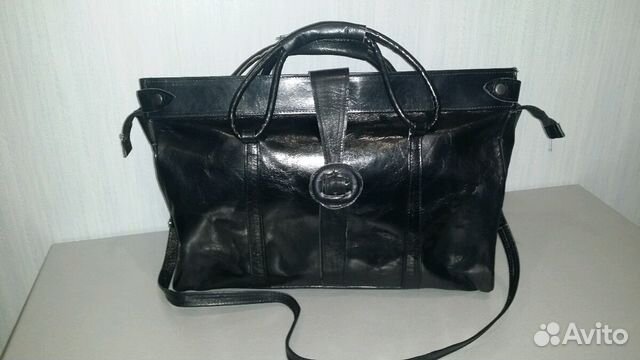 Сумка-саквояж. Натуральная кожа