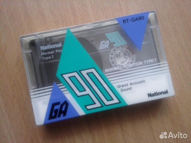 Аудиокассеты national RT-GA90 1987 japan market Аудиокассеты national RT-GA90 1987 japan market