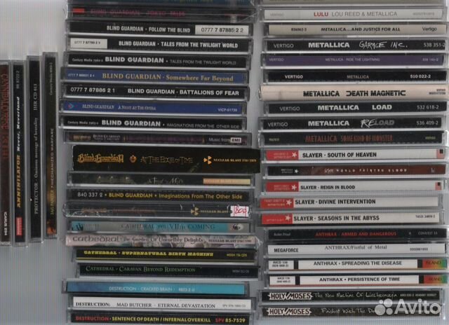 Фирменные cd rock, metall