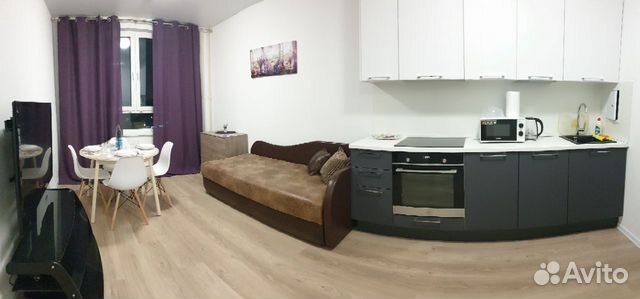 

1-к. квартира, 38 м², 2 кровати