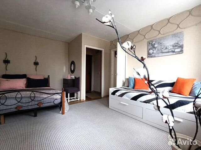 

1-к. квартира, 34 м², 2 кровати