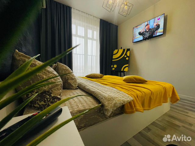 

1-к. квартира, 46 м², 2 кровати