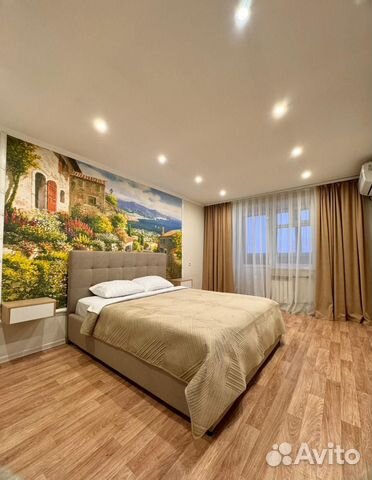 

1-к. квартира, 44 м², 2 кровати