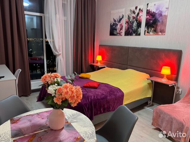 

Квартира-студия, 24 м², 1 кровать