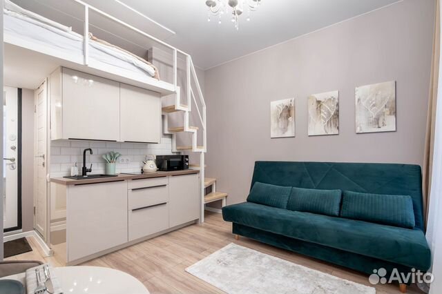 

Квартира-студия, 20 м², 2 кровати
