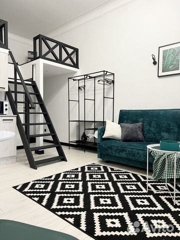 

Квартира-студия, 27 м², 2 кровати