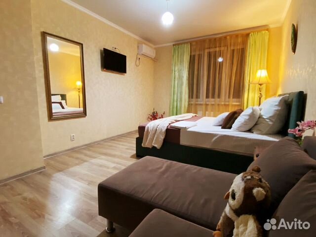 

1-к. квартира, 45 м², 2 кровати