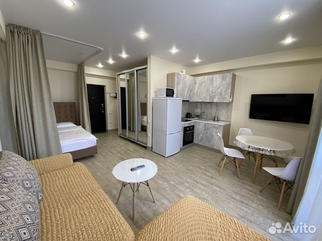 

Квартира-студия, 28 м², 1 кровать