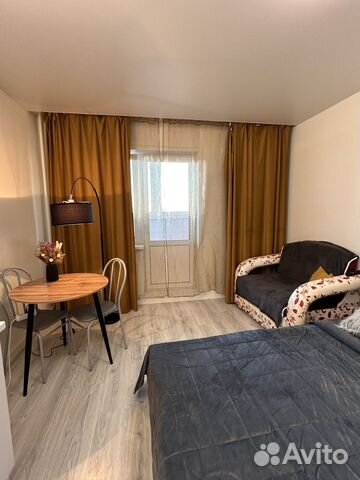

Квартира-студия, 27 м², 2 кровати
