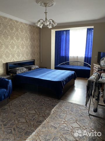 

1-к. квартира, 50 м², 2 кровати
