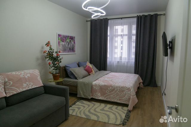 

1-к. квартира, 42,8 м², 3 кровати