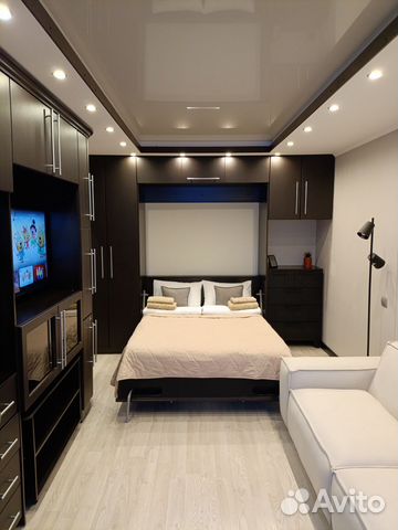 

1-к. квартира, 45 м², 3 кровати