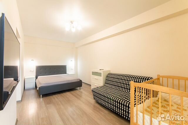 

1-к. квартира, 40 м², 2 кровати