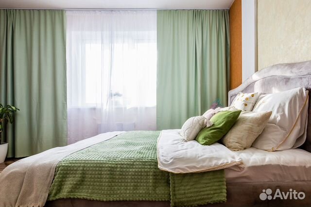 

1-к. квартира, 42 м², 3 кровати