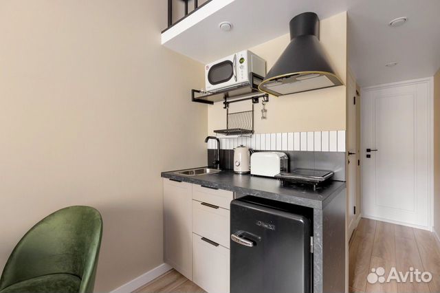 

Квартира-студия в апарт-отеле, 14 м², 2 кровати