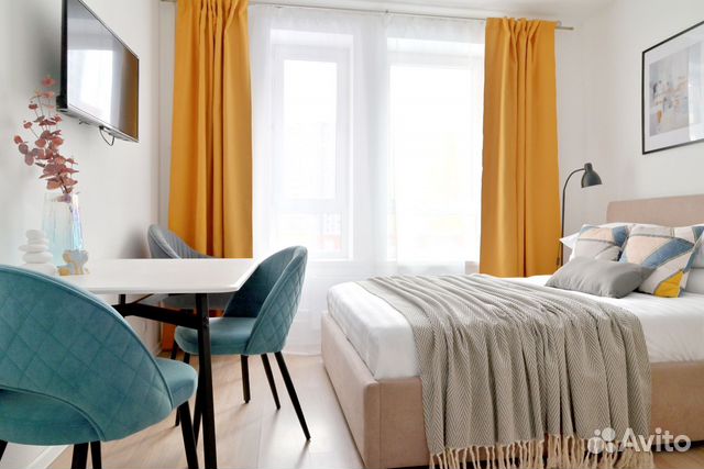

Квартира-студия, 20,5 м², 1 кровать