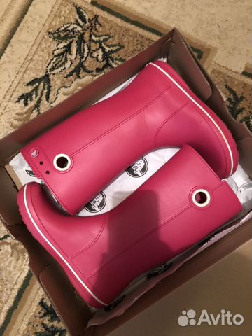 Сапоги резиновые Crocs женские
