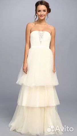 Свадебное фирменное платье Badgley Mischka новое