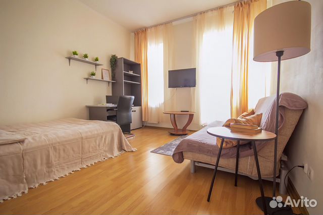

1-к. квартира, 39 м², 2 кровати