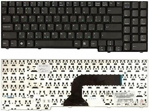 Клавиатура Asus G70 M50 G50 черная новая