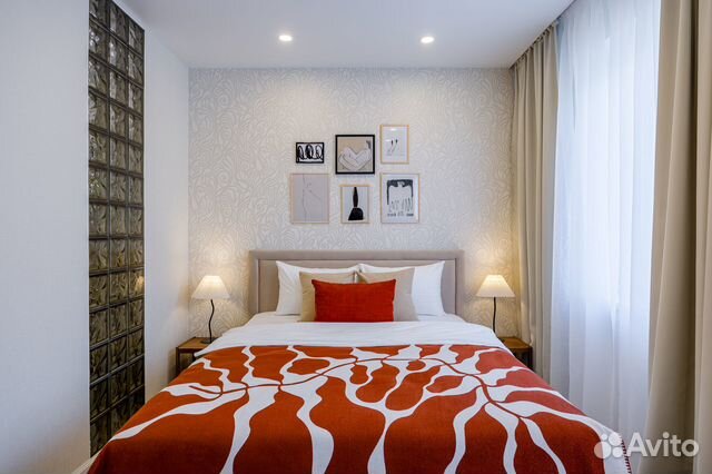 

Квартира-студия, 40 м², 2 кровати