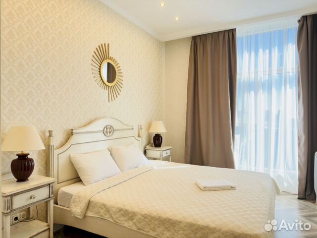

1-к. квартира в апарт-отеле, 62 м², 3 кровати