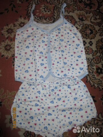 Трикотажная пижама (42-48 размеры) новая